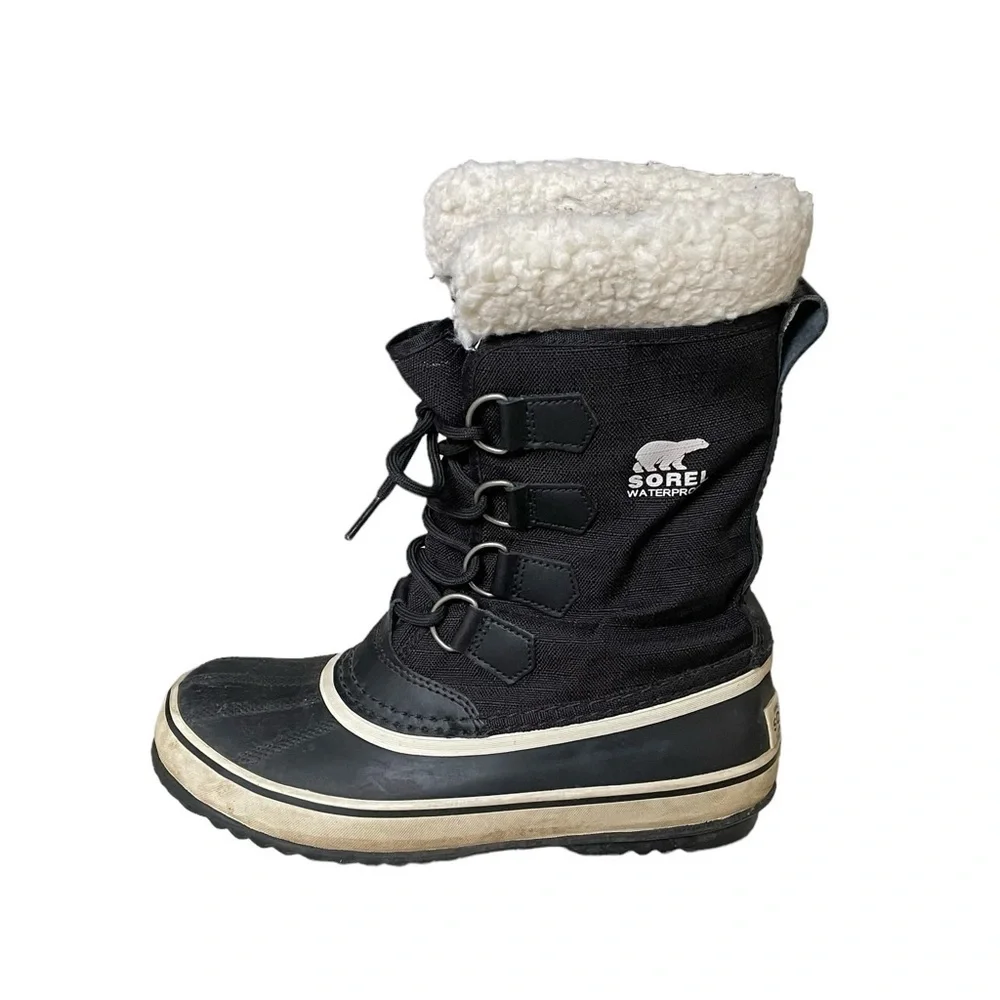 SOREL Women’s Winter Waterproof Carnival Snow Boot Black 7